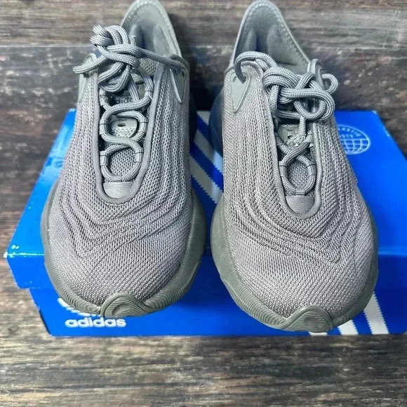 Adidas Men's Gray Carbon adiFOM Sneakers - Picture 3 of 8